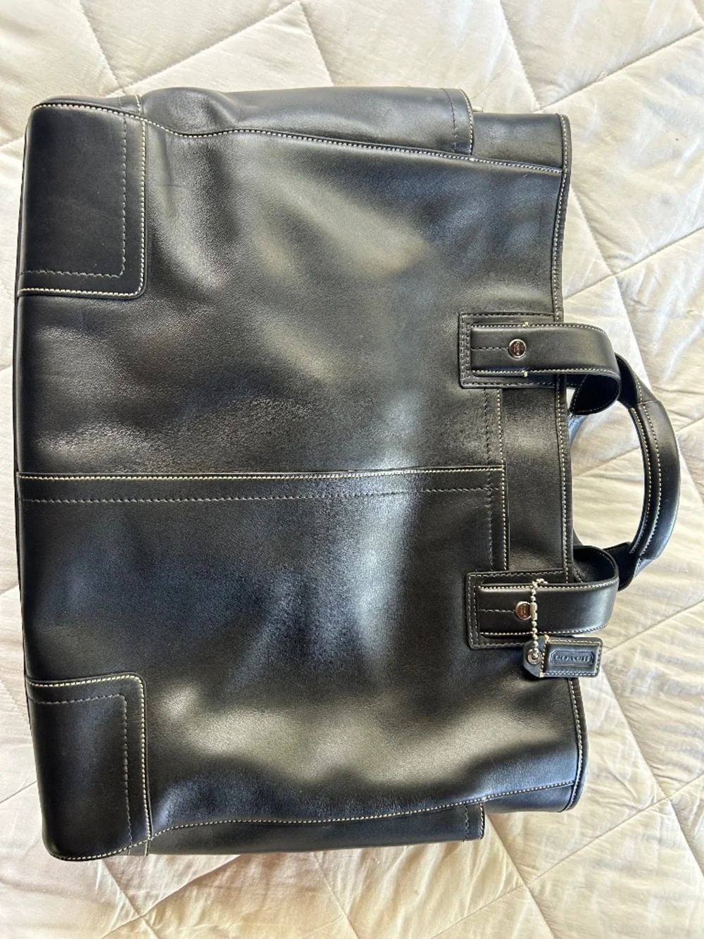 Coach Transatlantic Leather Business Tote (Model F70103)